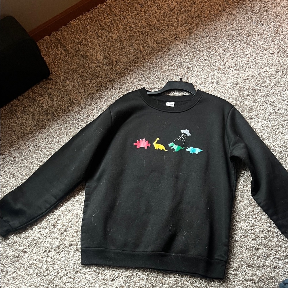 Black Dinosaur Sweatshirt